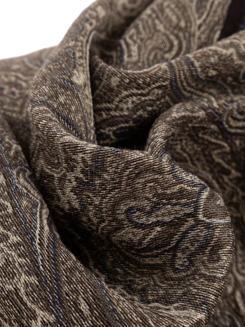 ETRO Sjaal met paisley-print Bruin