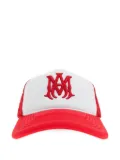 AMIRI logo-embroidered mesh trucker cap - White