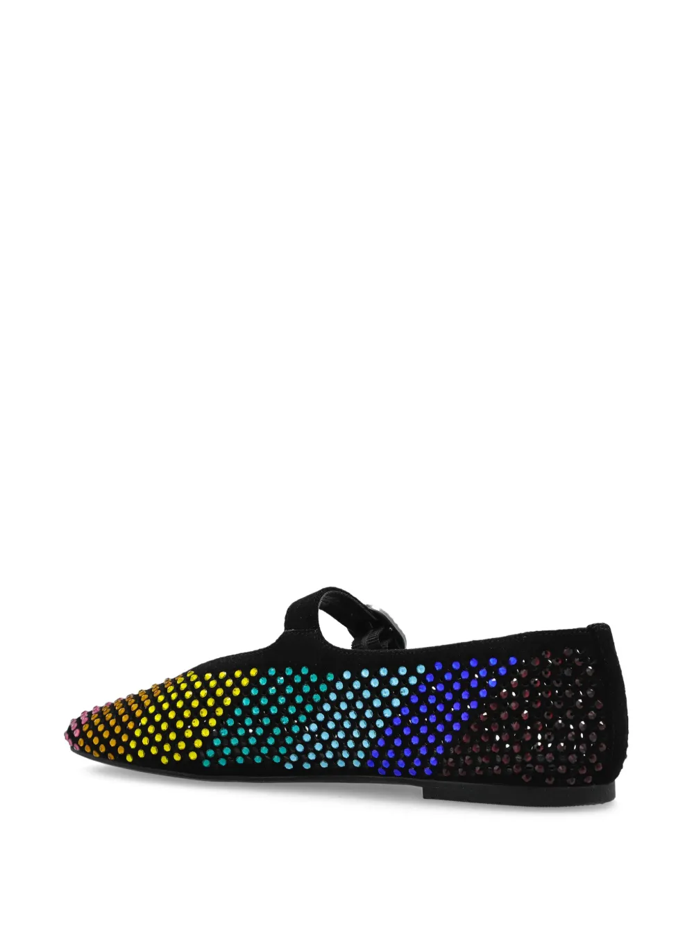 Kurt Geiger London Mayfair ballerina's verfraaid met kristallen Zwart