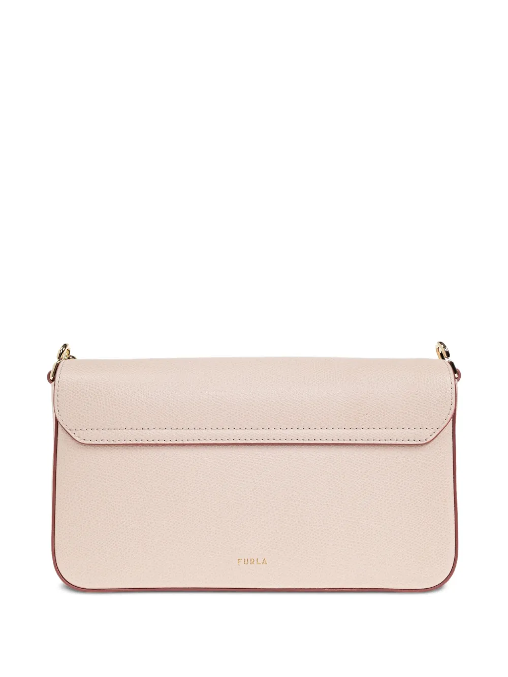 Furla Iride leather crossbody bag Beige