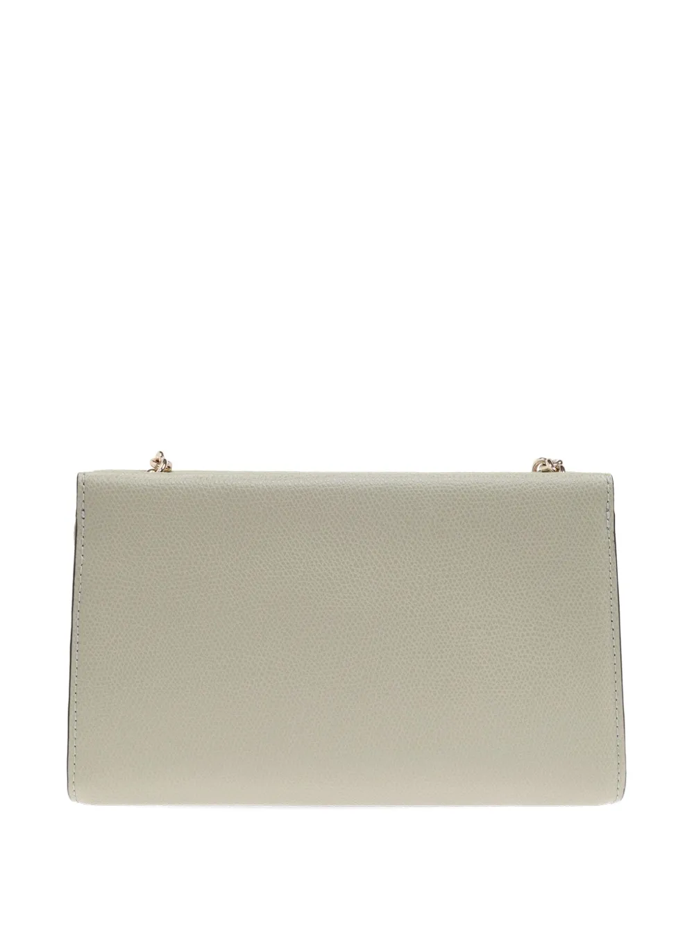Furla Leren shopper met kettingband Beige