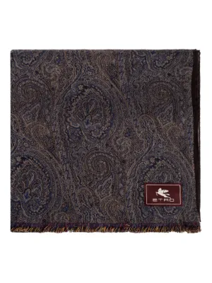 ETRO ペイズリー スカーフ | グレー | FARFETCH JP