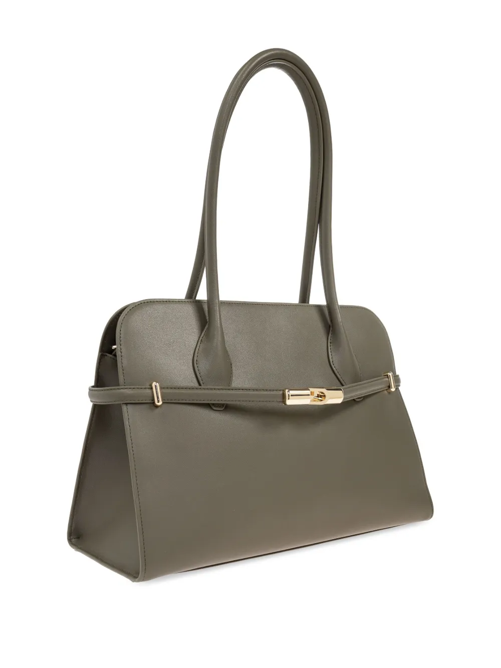 Furla Leren shopper Groen