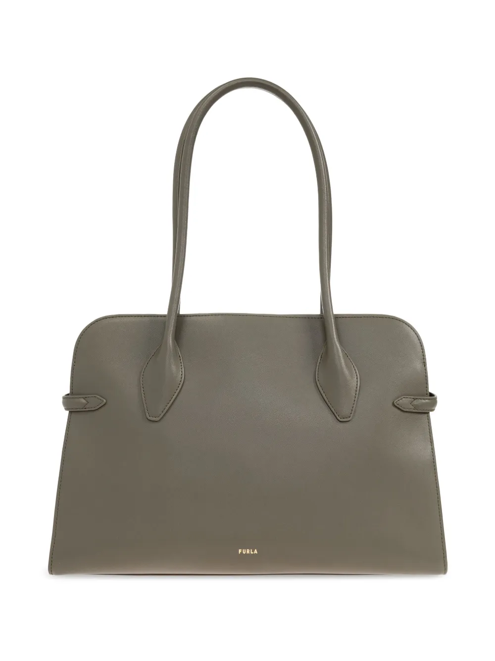 Furla Leren shopper Groen