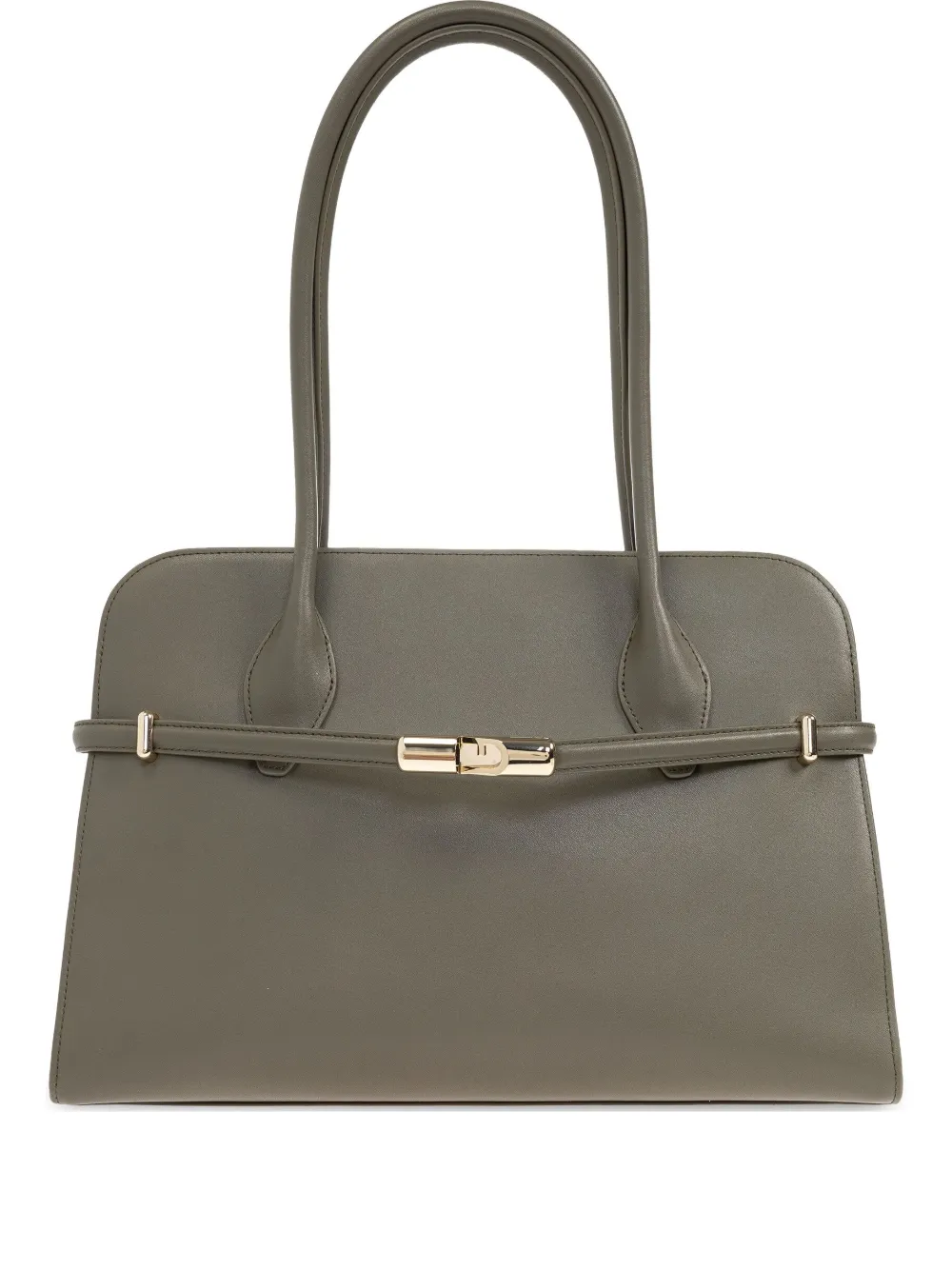 Furla Leren shopper Groen