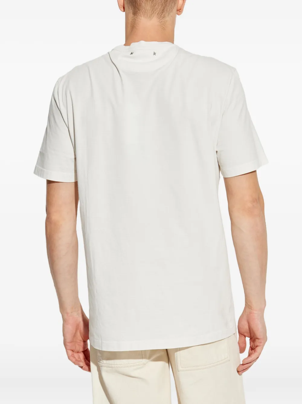Golden Goose logo-print cotton T-shirt Wit
