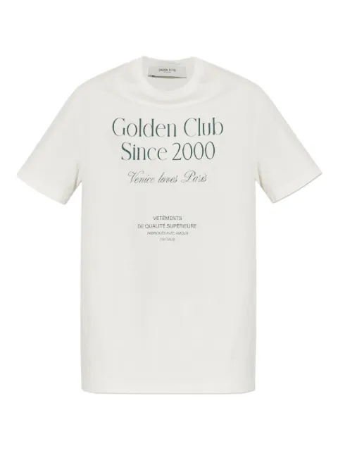 Golden Goose logo-print cotton T-shirt