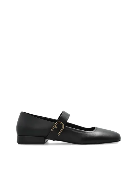 Furla buckle-strap ballets shoes