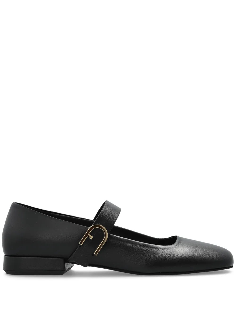 Furla Ballerina's met gespbandje Zwart