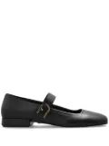 Furla buckle-strap ballets shoes - Black
