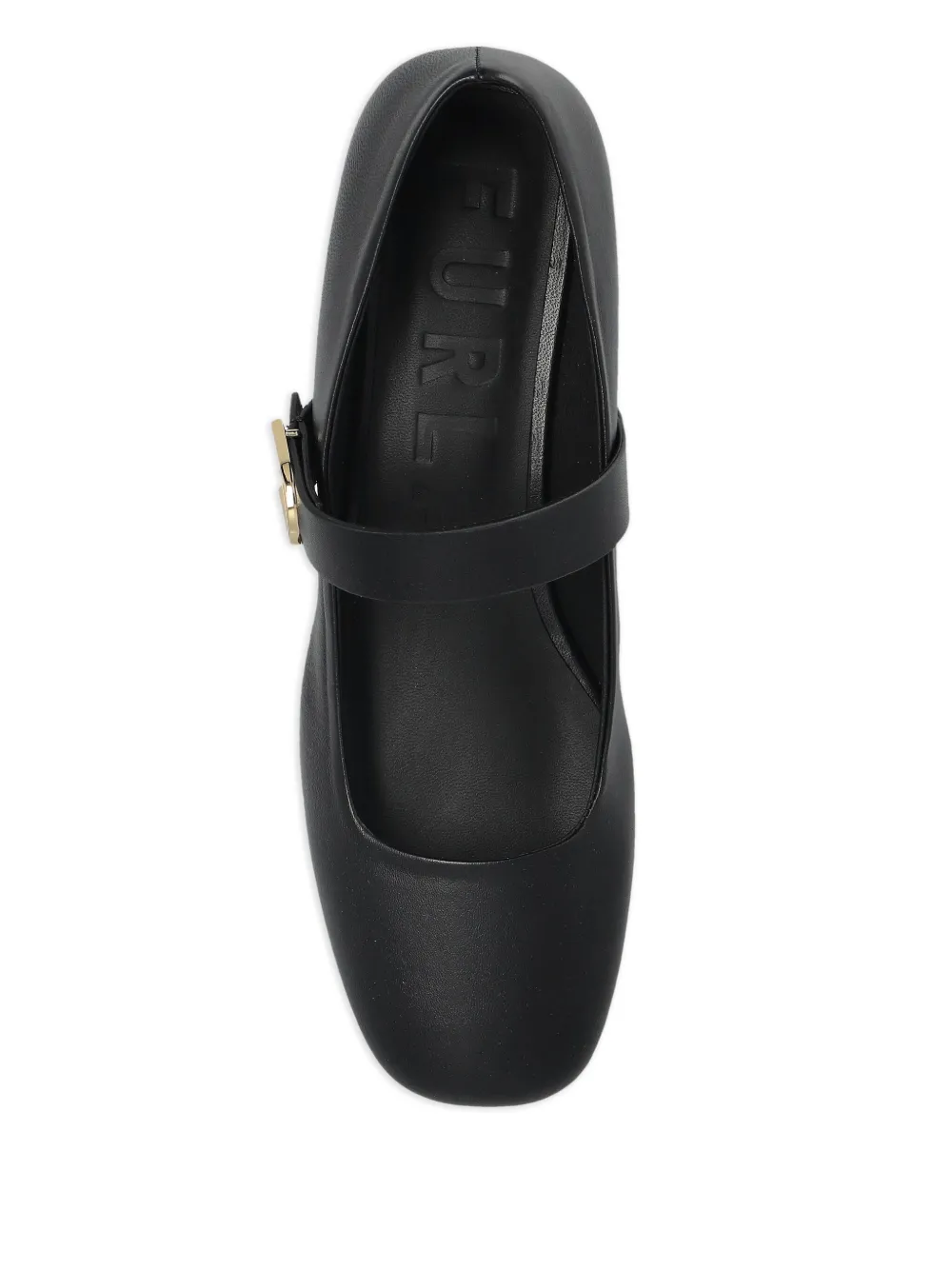 Furla Ballerina's met gespbandje Zwart