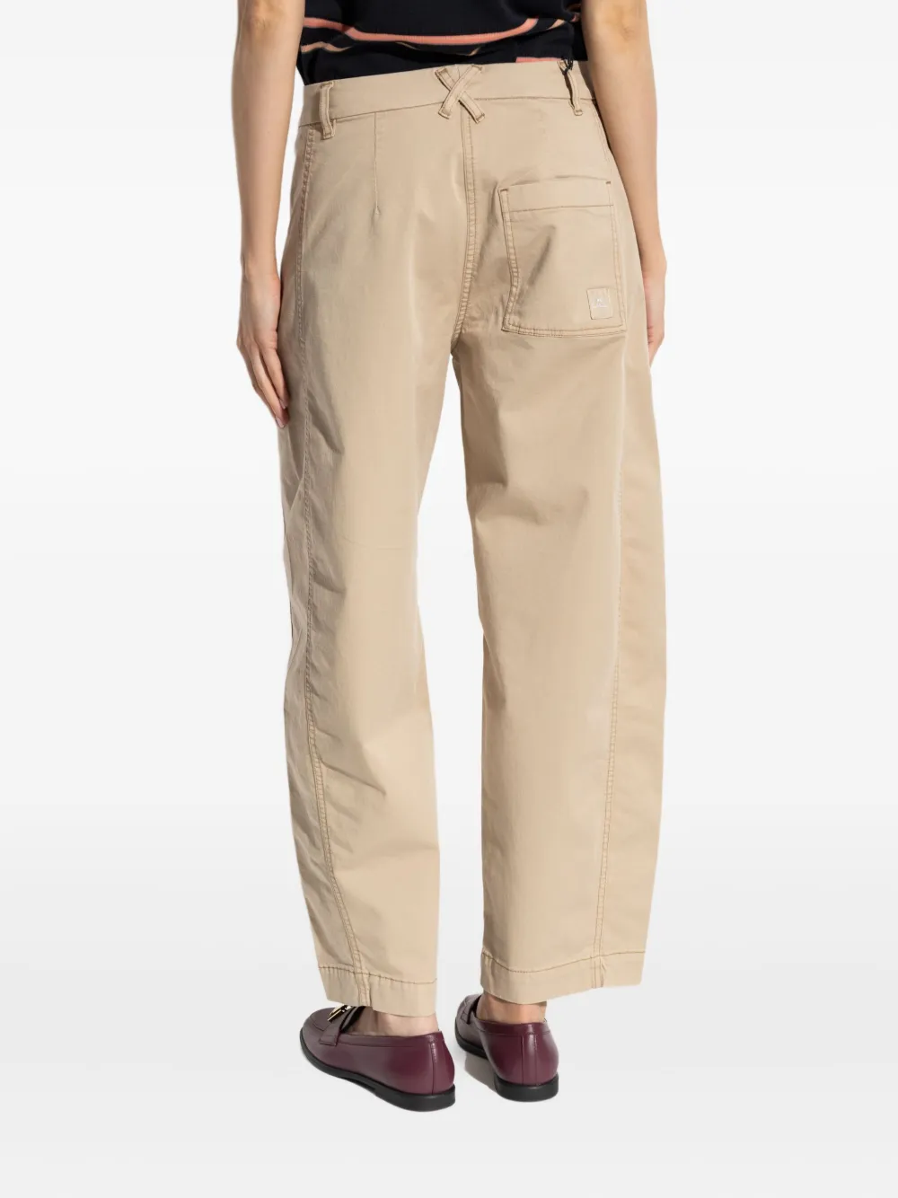 PS Paul Smith Broek met naaddetail Beige