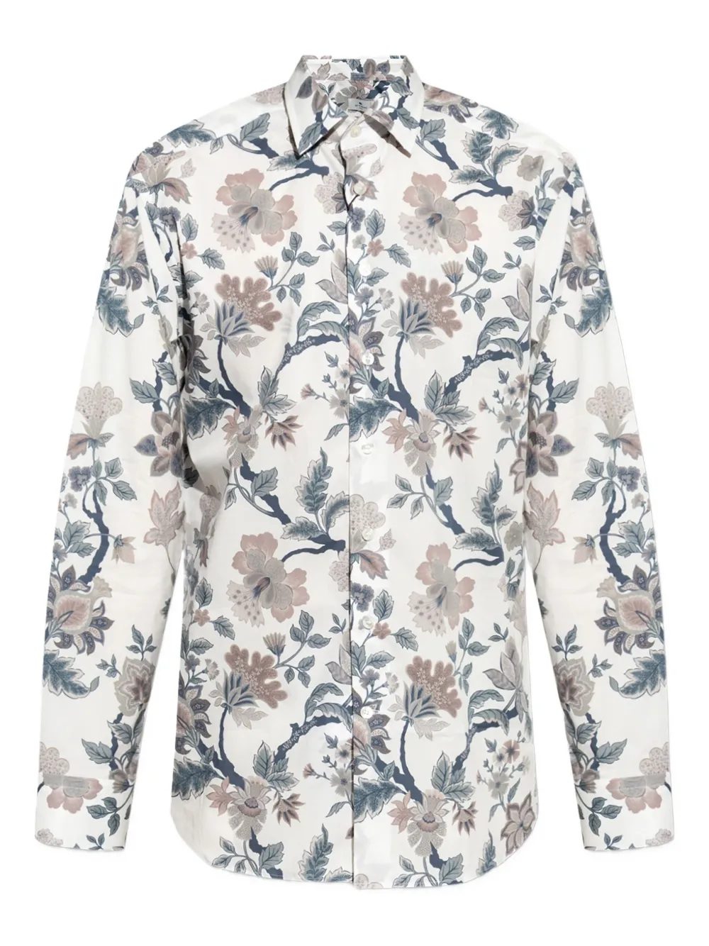 ETRO Overhemd met bloemenprint Wit