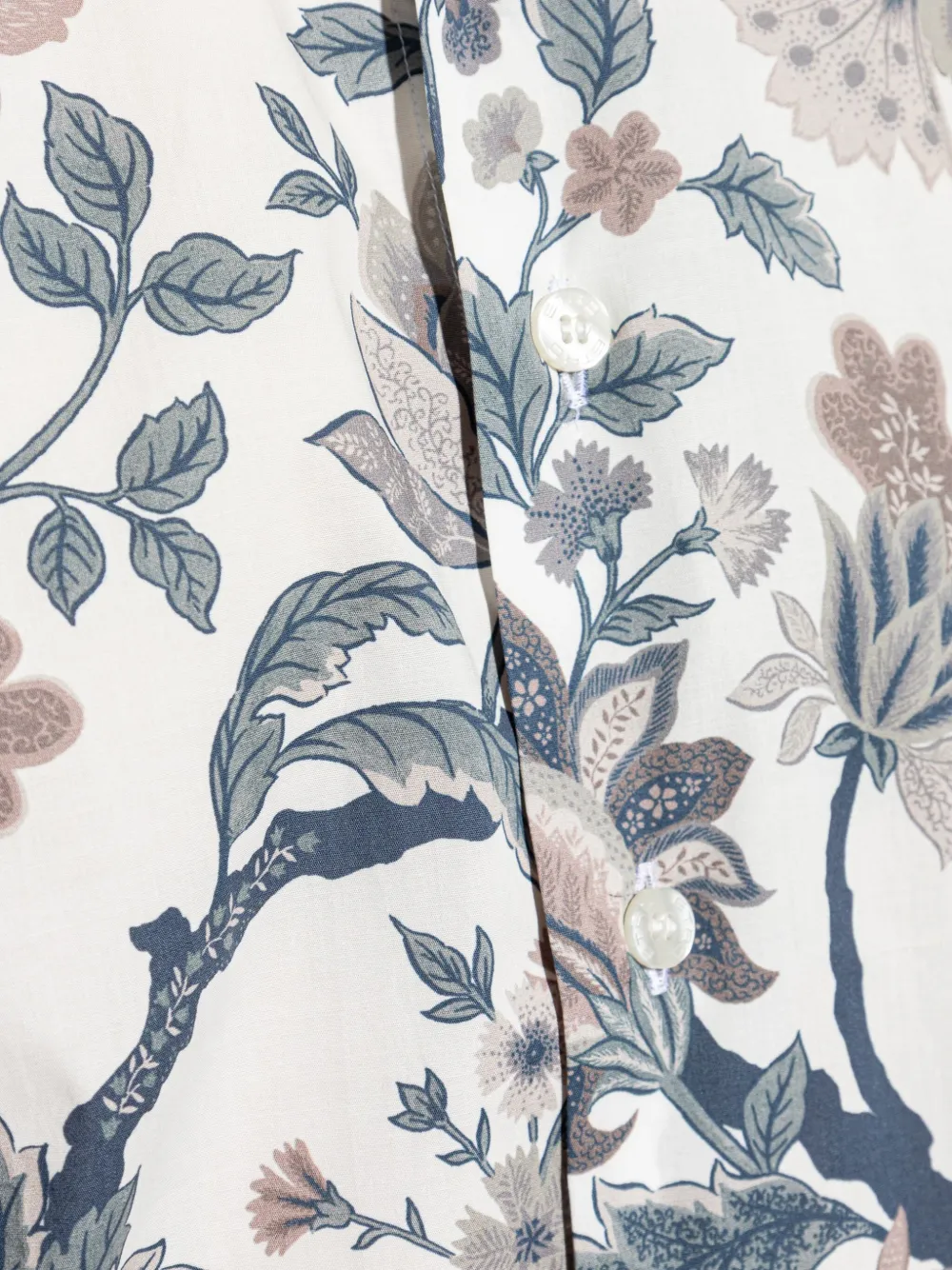 ETRO Overhemd met bloemenprint Wit