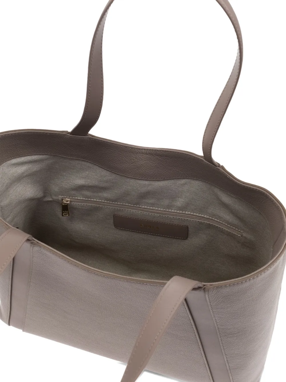 Furla Goccia leren shopper Beige