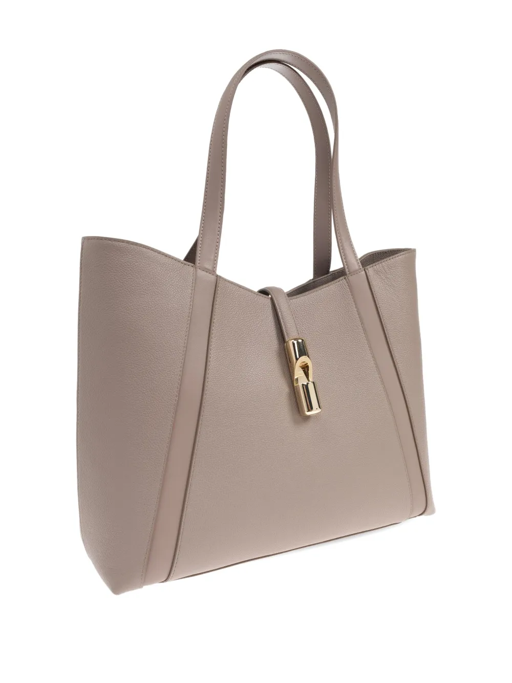 Furla Goccia leren shopper Beige