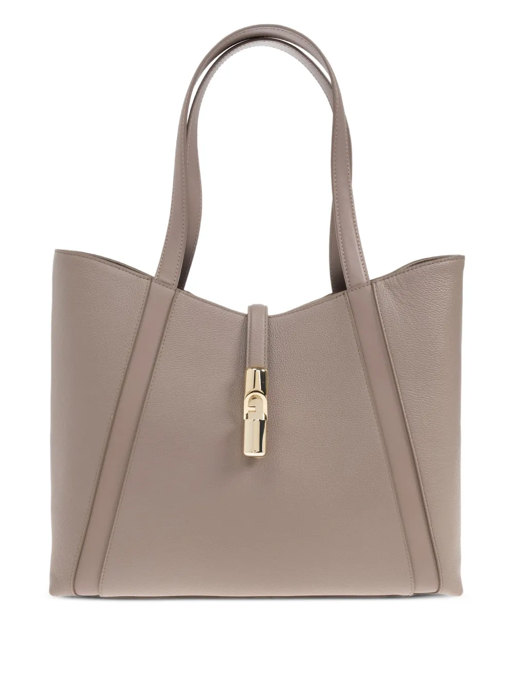 Furla Goccia leren shopper Beige