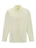 Cruna classic-collar button-front shirt - Yellow
