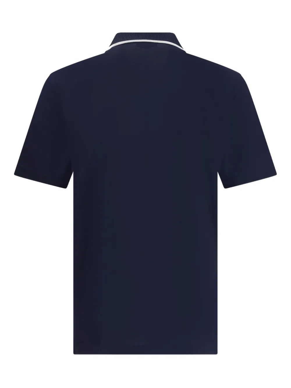 Ferragamo half-zip polo shirt - Blauw