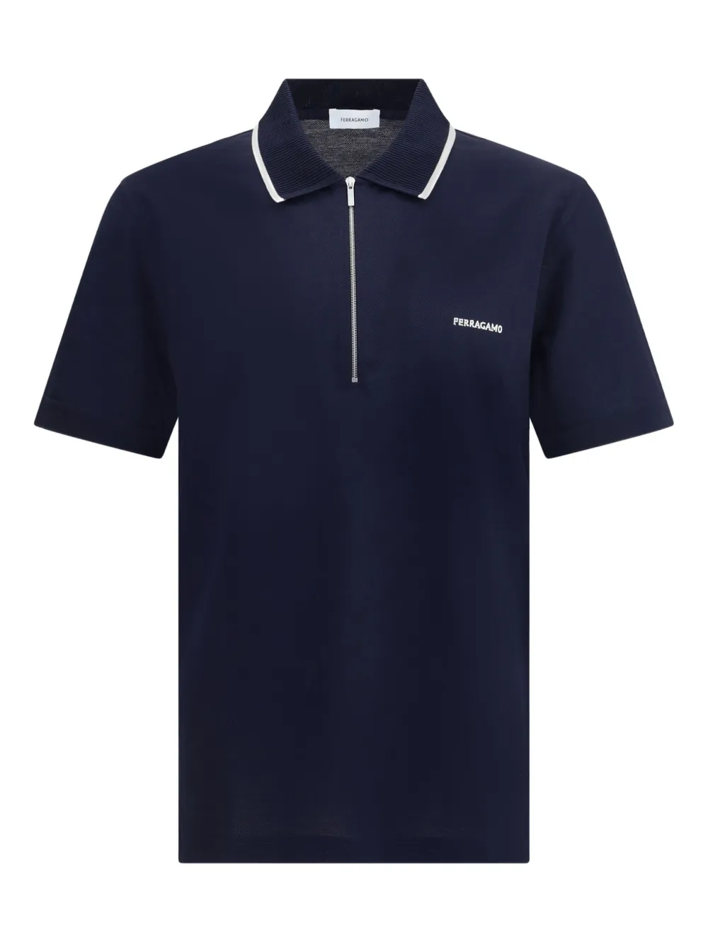 half-zip polo shirt