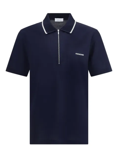 Ferragamo half-zip polo shirt