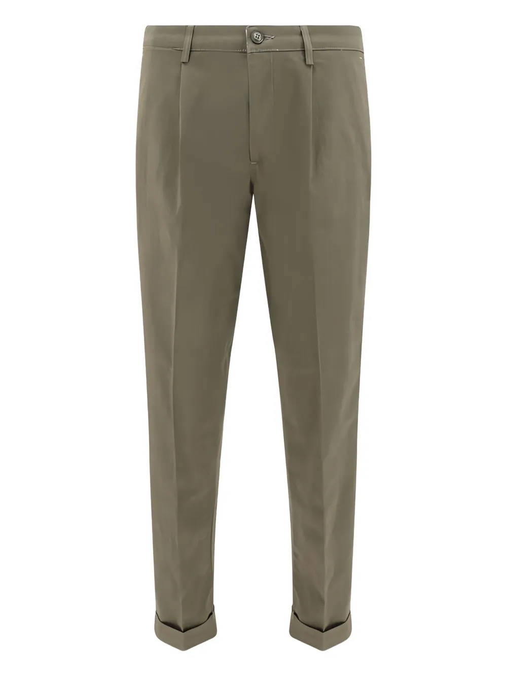 pleated cotton trousers