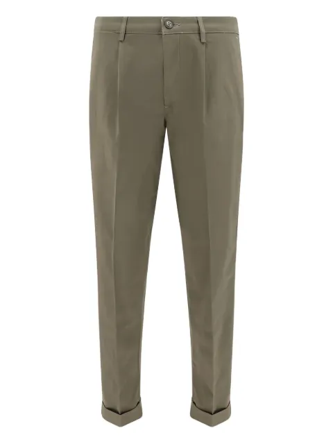 Cruna pleated cotton trousers