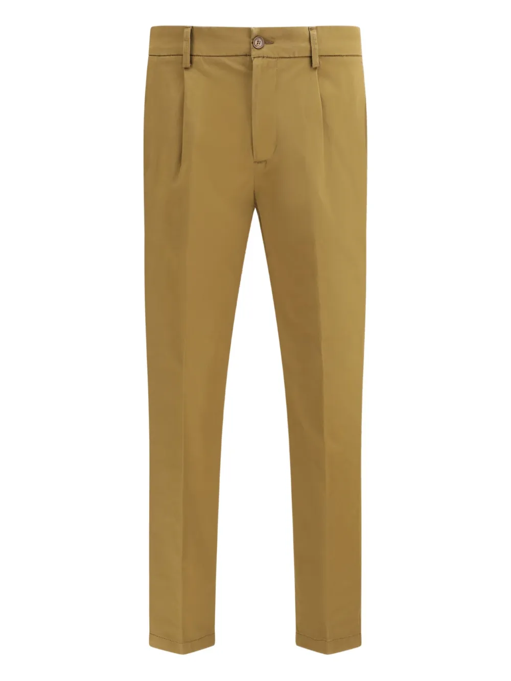 Brera pleated cotton trousers