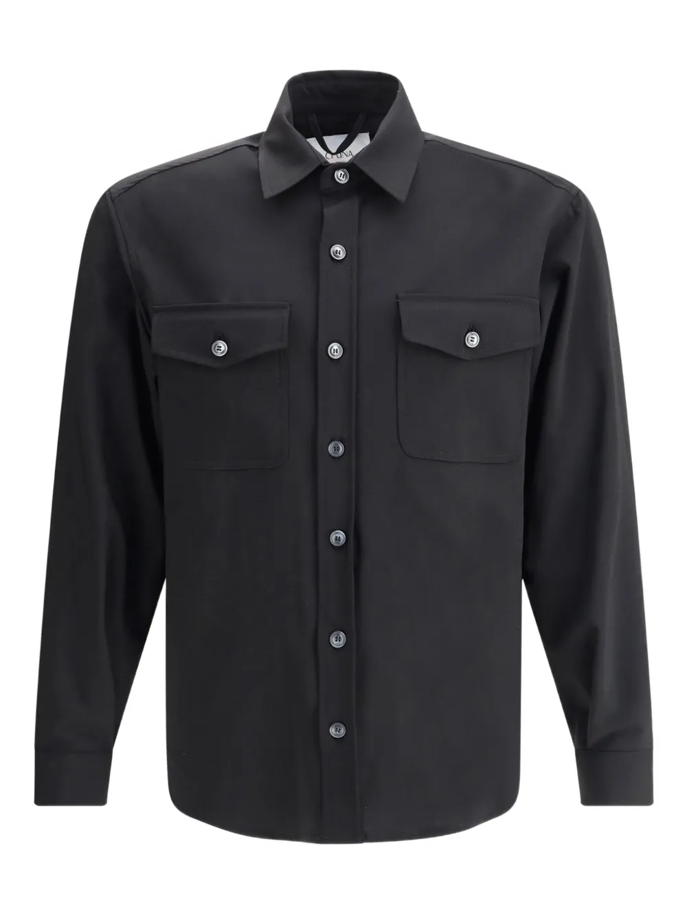 Osaka patch-pockets button-down shirt