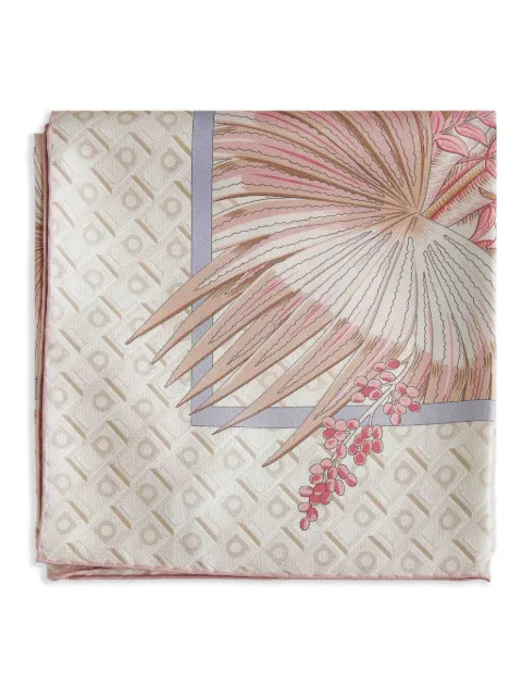 Ferragamo floral-motif silk scarf