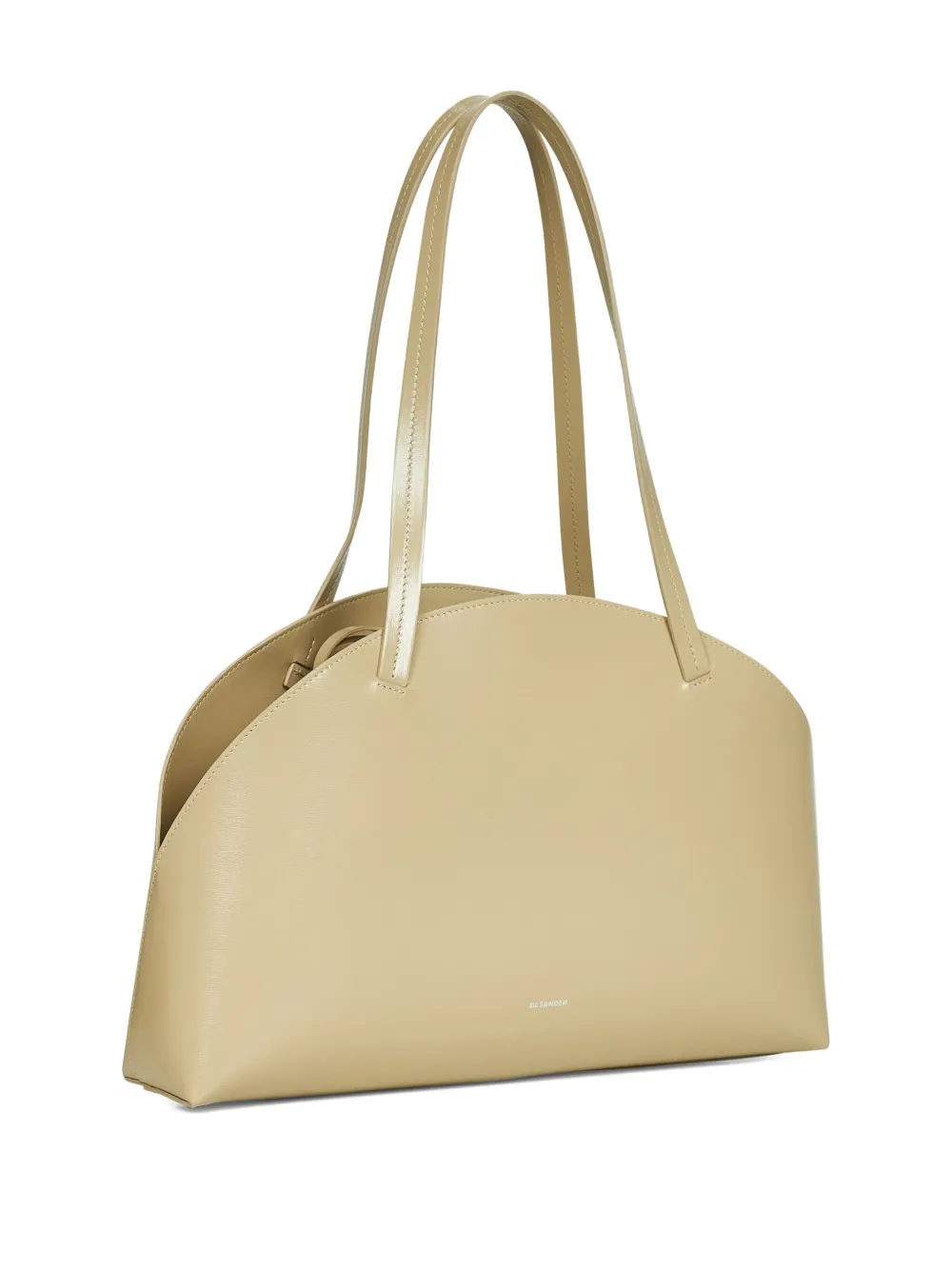 Jil Sander medium Curve shoulder bag Beige