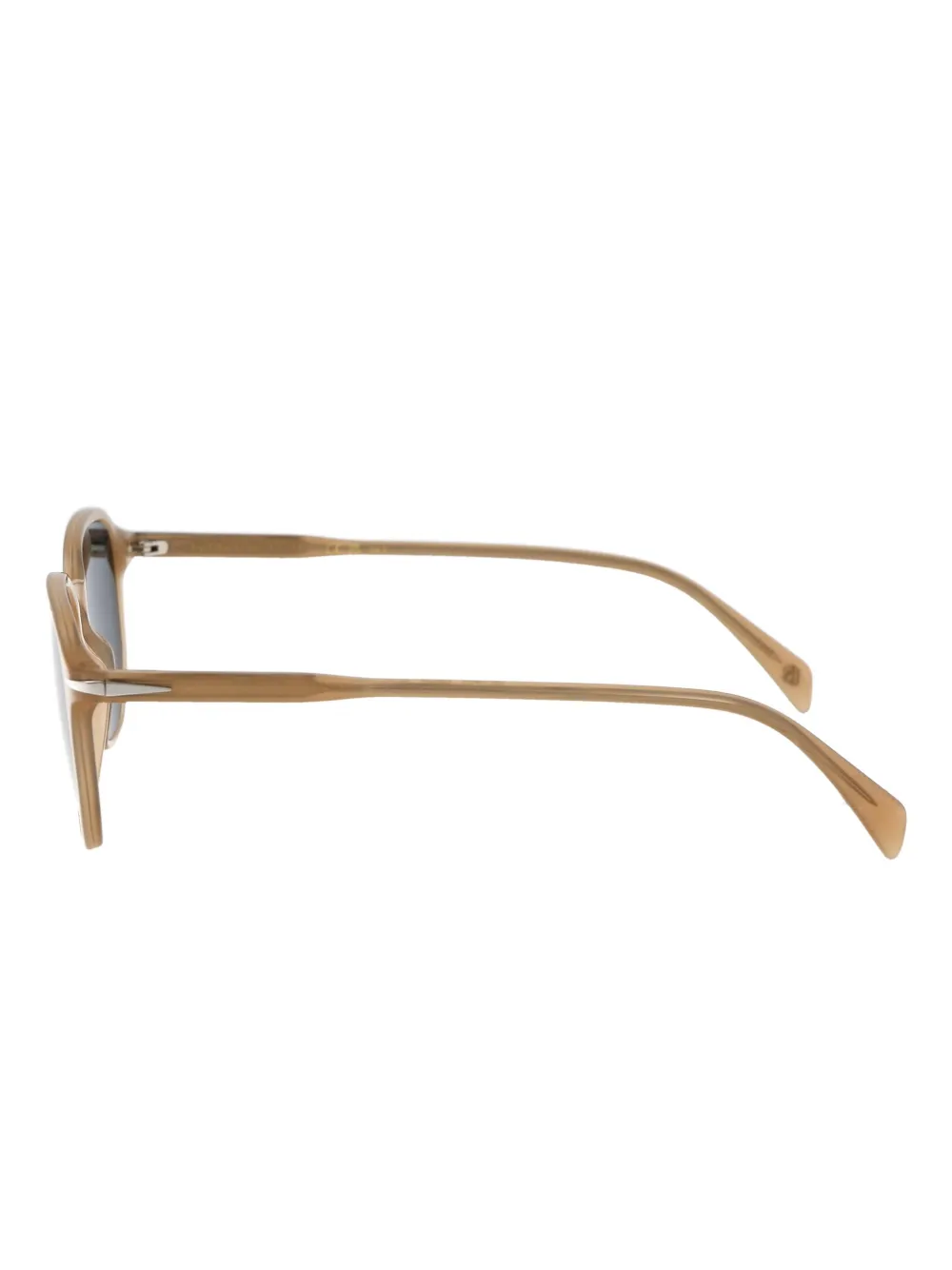 DAVID BECKHAM EYEWEAR round-frame sunglasses Beige