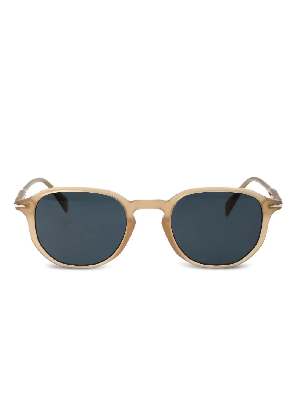 DAVID BECKHAM EYEWEAR round-frame sunglasses Beige