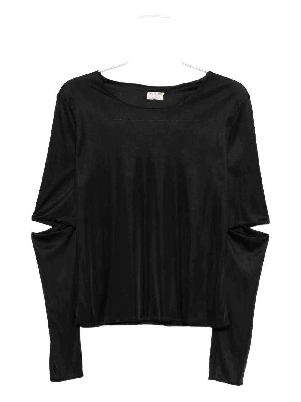 Helmut Lang Pre-Owned 1990s split-sleeve blouse - Nero