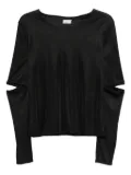 Helmut Lang Pre-Owned 1990s split-sleeve blouse - Black