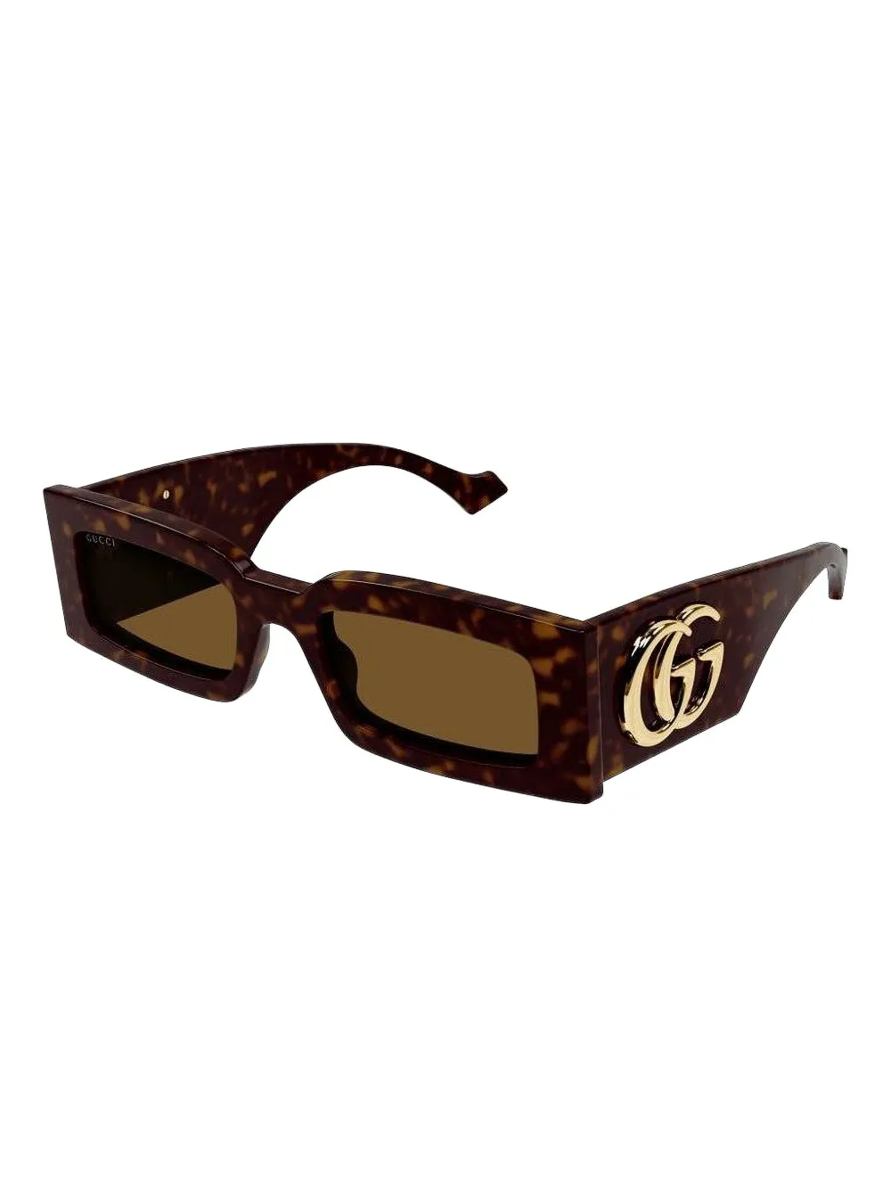 Gucci Eyewear tortoiseshell Double G logo sunglasses Bruin
