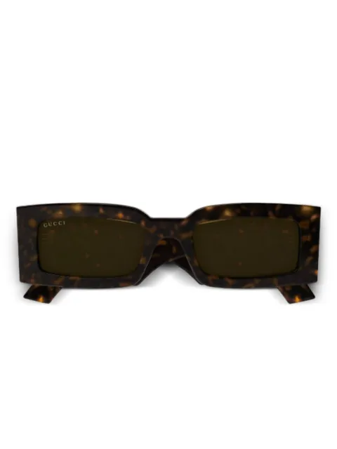 Gucci Eyewear tortoiseshell Double G logo sunglasses