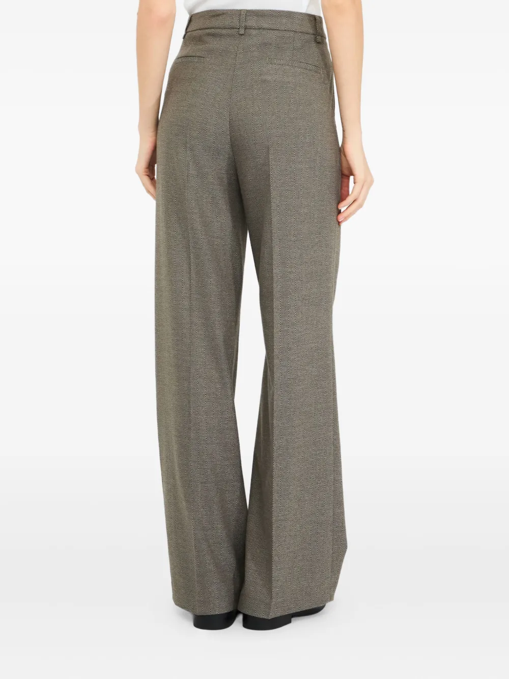 LIU JO Broek met chevron streep Groen