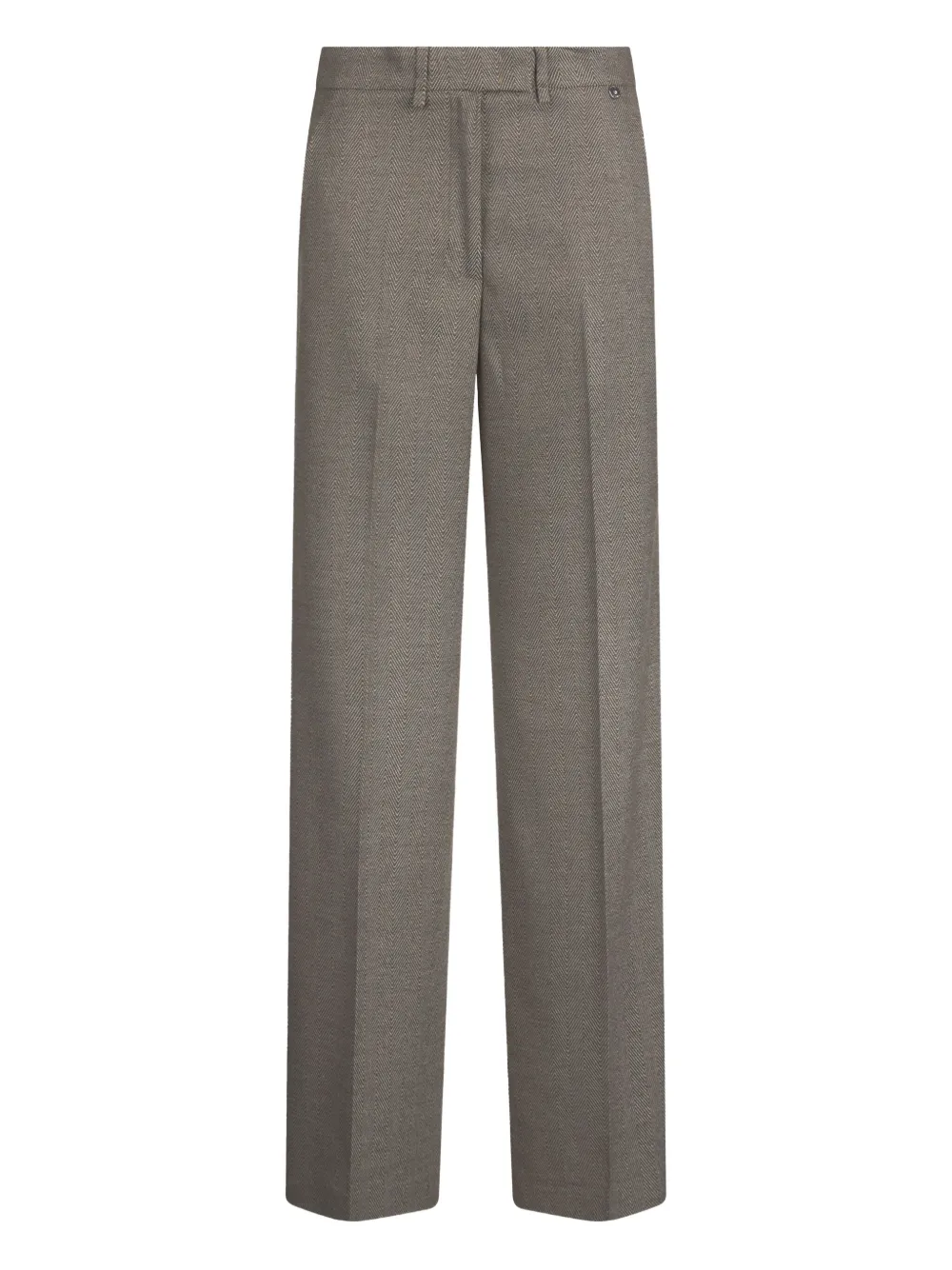 LIU JO Broek met chevron streep Groen
