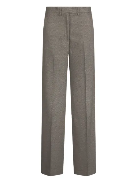 LIU JO chevron pleat trousers