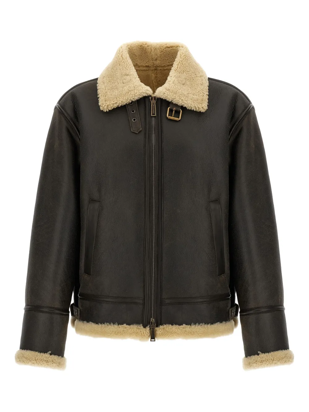 DSQUARED2 zip-front jacket | Brown | Image 1