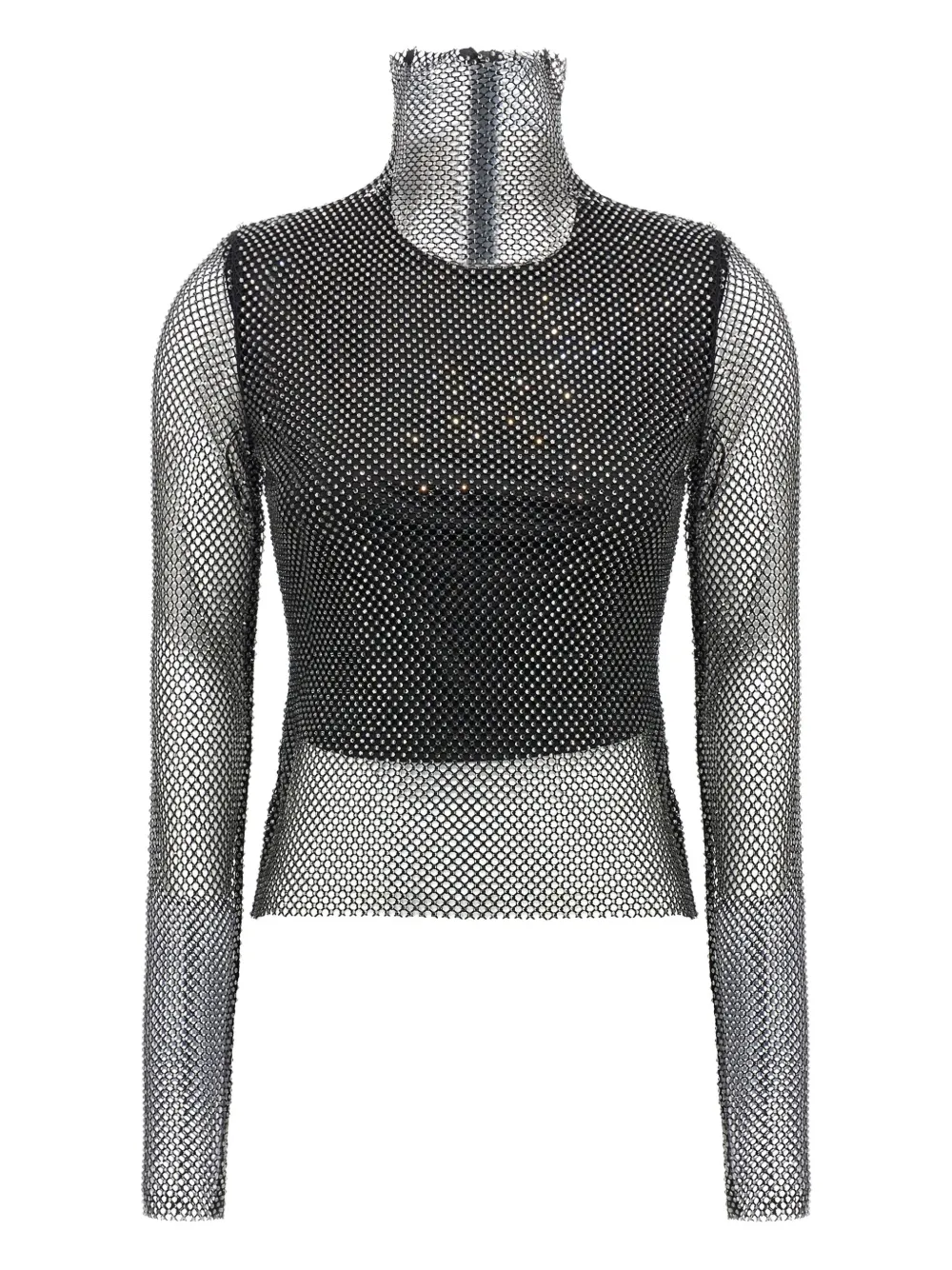 Sportmax Top verfraaid met stras Zwart
