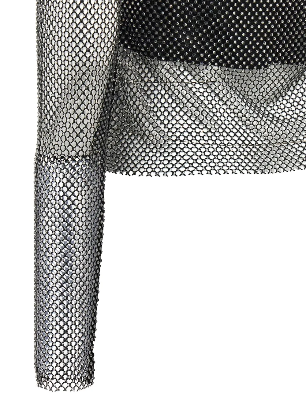 Sportmax Top verfraaid met stras Zwart
