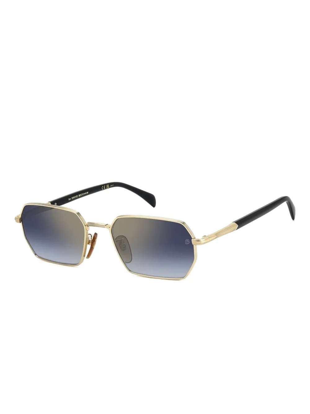 DAVID BECKHAM EYEWEAR DB 1174 S geometric-frame sunglasses Goud