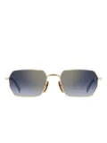 DAVID BECKHAM EYEWEAR DB 1174/S geometric-frame sunglasses - Gold