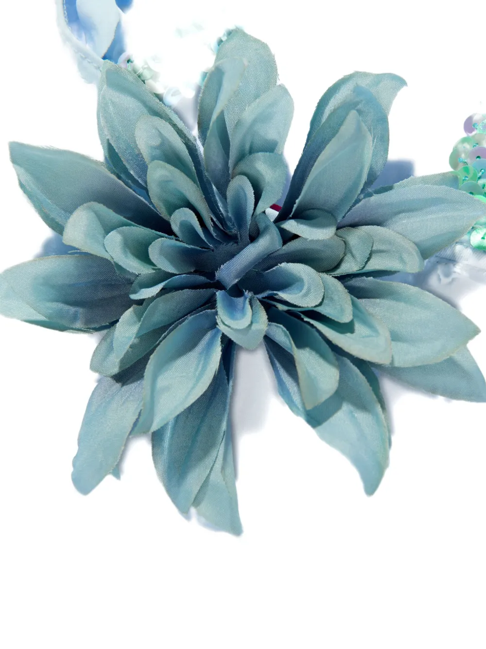 SELINIACTION KIDS Badpak met bloemdetail en pailletten Blauw