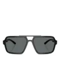 Prada Linea Rossa PS A06S geometric-frame sunglasses - Black
