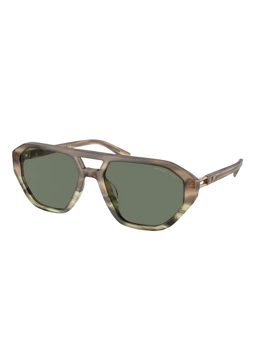 Michael Kors Zurich geometric-frame sunglasses Groen