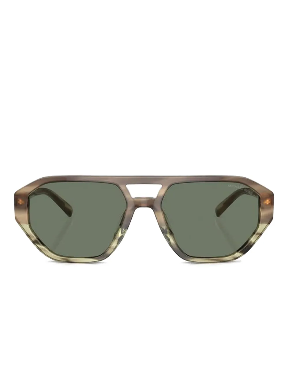 Michael Kors Zurich geometric-frame sunglasses Groen