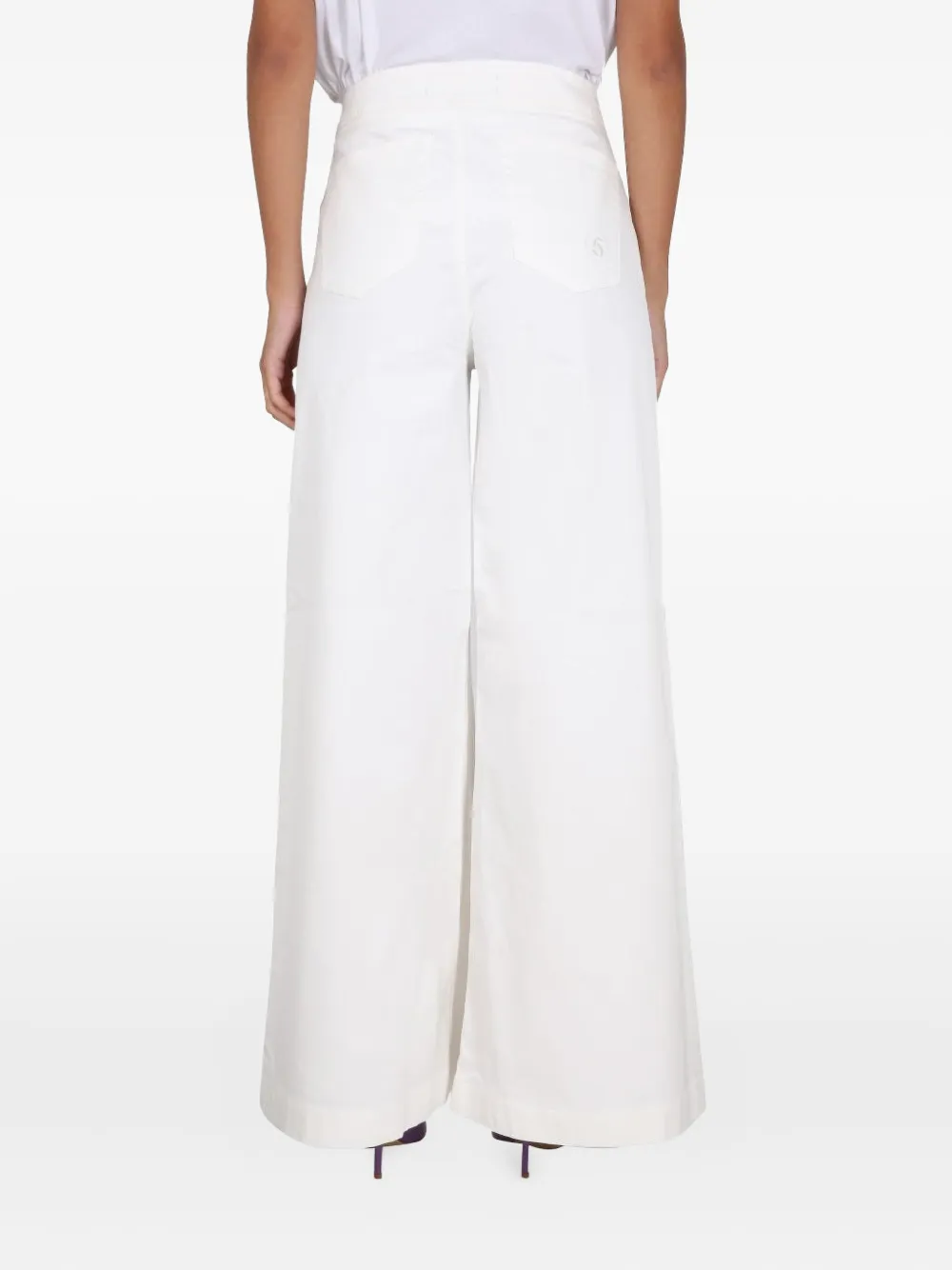 Department 5 Broek met knopen Wit